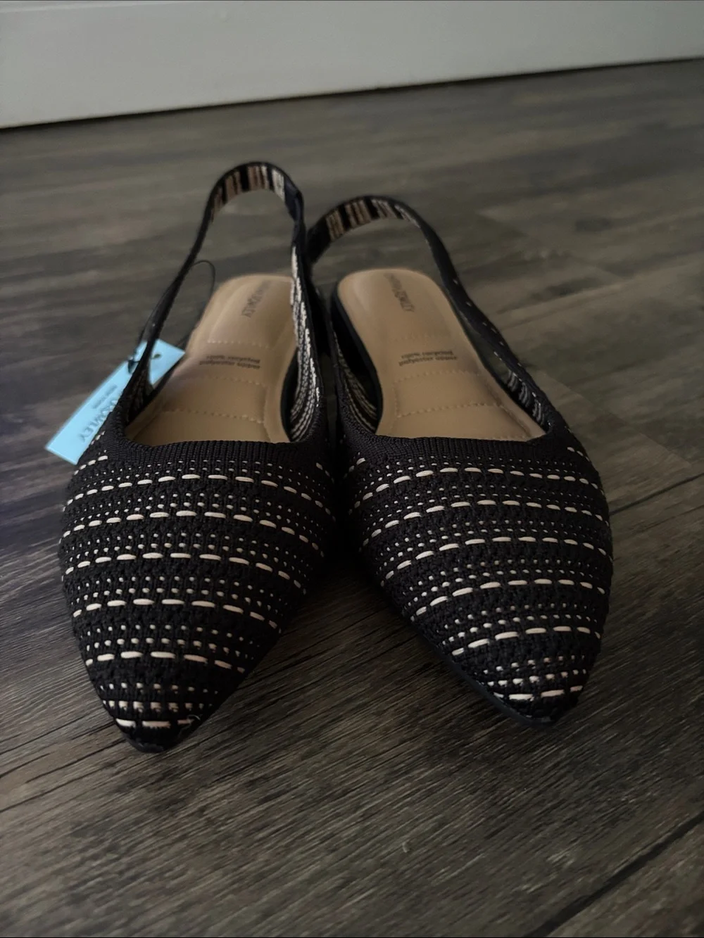 Cynthia Rowley Amelia Slingback Flats Women's Size 9 Pointed Toe Shoes